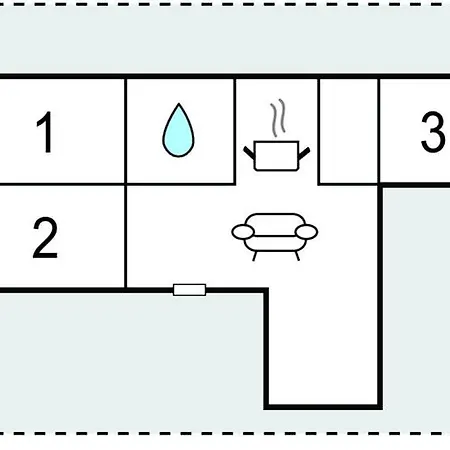 Three-bedroom In Saby 펜션 *