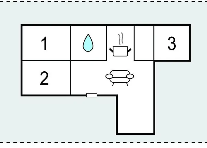 Three-bedroom In Saby Сasa de vacaciones *